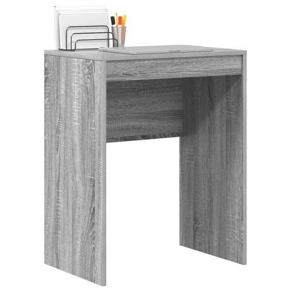 vidaXL Γραφείο Γκρι sonoma 60 x 40 x 76 εκ. Επεξεργασμένο ξύλο