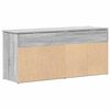 Πάγκος παπουτσιών vidaXL Γκρι Sonoma 102x30,5x45cm Κατασκευασμένο ξύλο