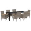 vidaXL &Sigma;έ&tau; &phi;&alpha;&gamma;&eta;&tau;&omicron;ύ &gamma;&iota;&alpha; &kappa;ή&pi;&omicron; &mu;&epsilon; &mu;&alpha;&xi;&iota;&lambda;ά&rho;&iota; 7 pcs &Gamma;&kappa;&rho;&iota; &sigma;&upsilon;&nu;&theta;&epsilon;&tau;&iota;&kappa;ό &rho;&alpha;&tau;ά&nu;