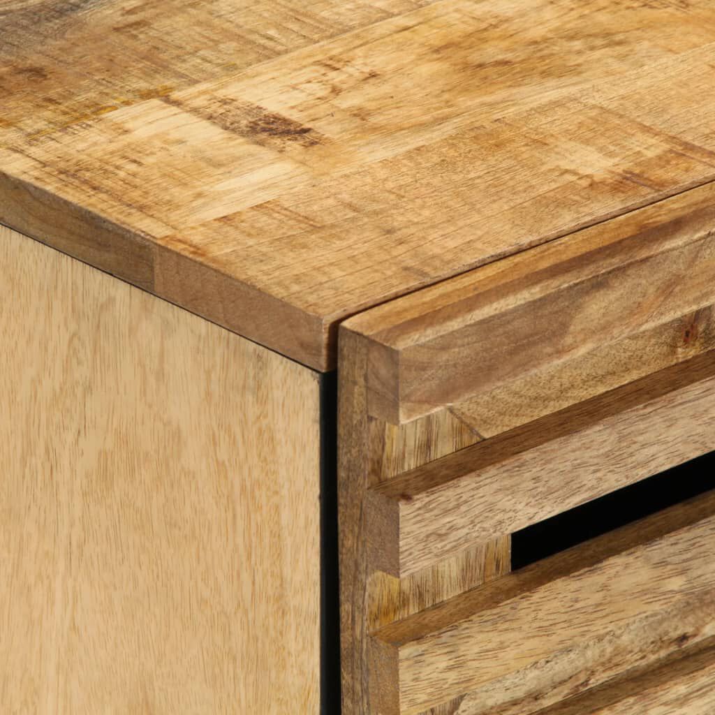 vidaXL Κομοδίνο 50x34x62 εκ. από Μασίφ Ακατέργαστο Ξύλο Μάνγκο