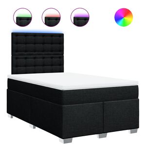 vidaXL &Kappa;&rho;&epsilon;&beta;ά&tau;&iota; Boxspring &mu;&epsilon; &Sigma;&tau;&rho;ώ&mu;&alpha; &Mu;&alpha;ύ&rho;&omicron; 120x190 &epsilon;&kappa;. &Upsilon;&phi;&alpha;&sigma;&mu;ά&tau;&iota;&nu;&omicron;