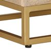 vidaXL Κομοδίνο 40 x 30 x 50 εκ. από Μασίφ Ξύλο Μάνγκο και Σίδηρο