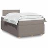 vidaXL &Kappa;&rho;&epsilon;&beta;ά&tau;&iota; Boxspring &mu;&epsilon; &Sigma;&tau;&rho;ώ&mu;&alpha; Taupe 120x190 &epsilon;&kappa;. &Upsilon;&phi;&alpha;&sigma;&mu;ά&tau;&iota;&nu;&omicron;