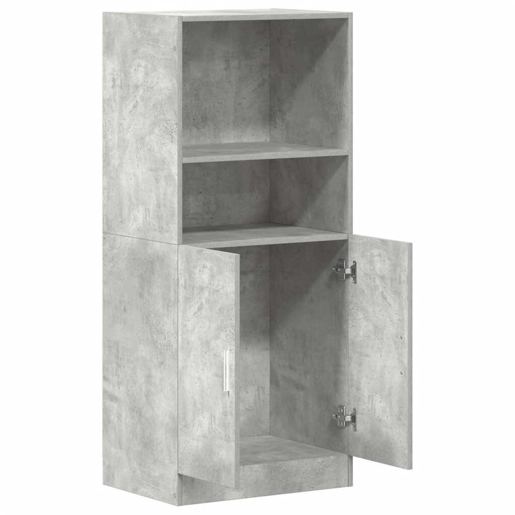 vidaXL Ντουλάπι κουζίνας σκυρόδεμα γκρι 57x41,5x131,5 cm