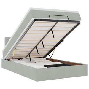 vidaXL &Omicron;&theta;&omega;&mu;&alpha;&nu;&iota;&kappa;ό &kappa;&rho;&epsilon;&beta;ά&tau;&iota; &mu;&epsilon; &sigma;&tau;&rho;ώ&mu;&alpha;&LEDs &Alpha;&nu;&omicron;&iota;&chi;&tau;ό &gamma;&kappa;&rho;&iota; 120x190cm &Beta;&epsilon;&lambda;&omicron;ύ&delta;&omicron;