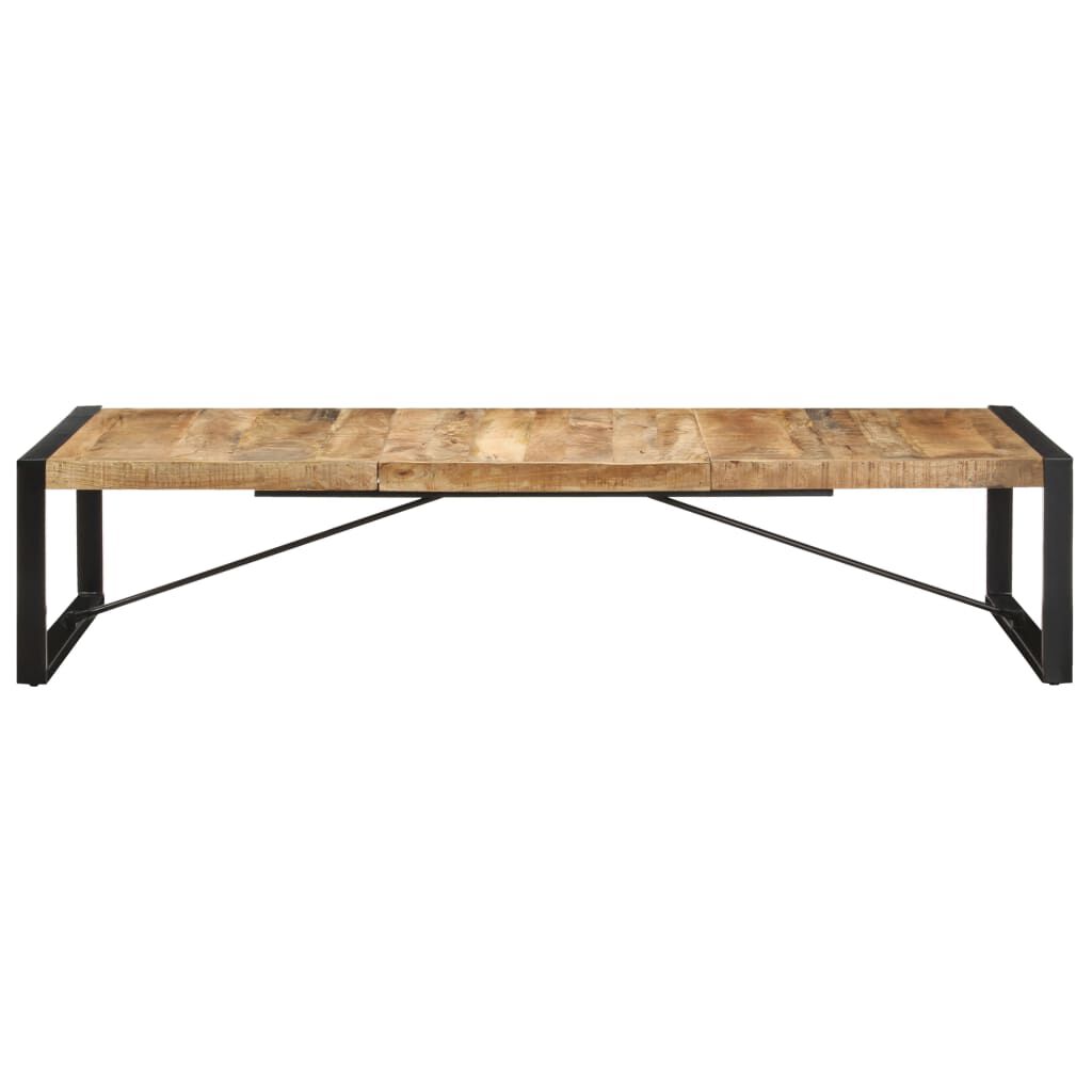 vidaXL Τραπεζάκι Σαλονιού 180 x 90 x 40 εκ. Ακατέργαστο Ξύλο Μάνγκο