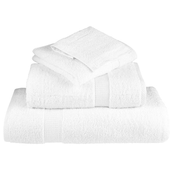 vidaXL Πετσέτες 2 pcs Λευκό 15 x 21 cm Βαμβάκι