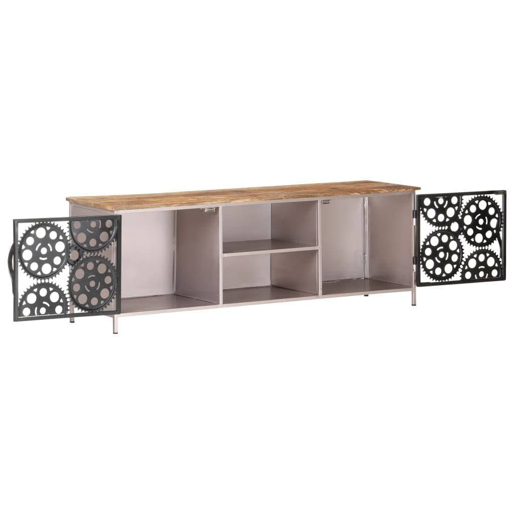 vidaXL Έπιπλο Τηλεόρασης 120 x 30 x 40 εκ. από Ακατέργαστο Ξύλο Μάνγκο