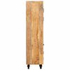 vidaXL Highboard με συρτάρι Καφέ 40 x 30 x 120.5 εκ. Μασίφ ξύλο μάνγκο
