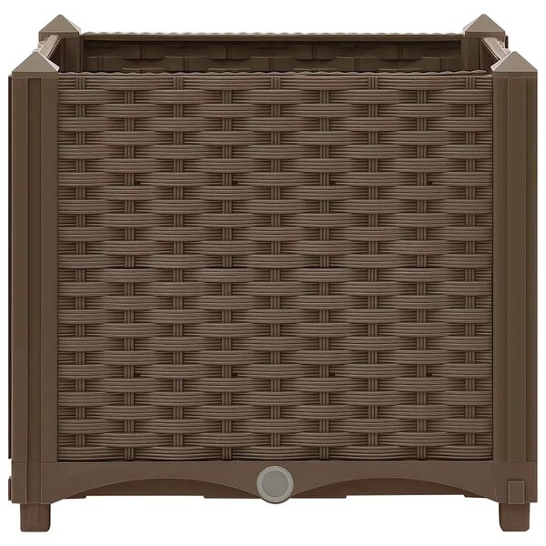 vidaXL Ζαρντινιέρα 40 x 40 x 38 εκ. από Πολυπροπυλένιο