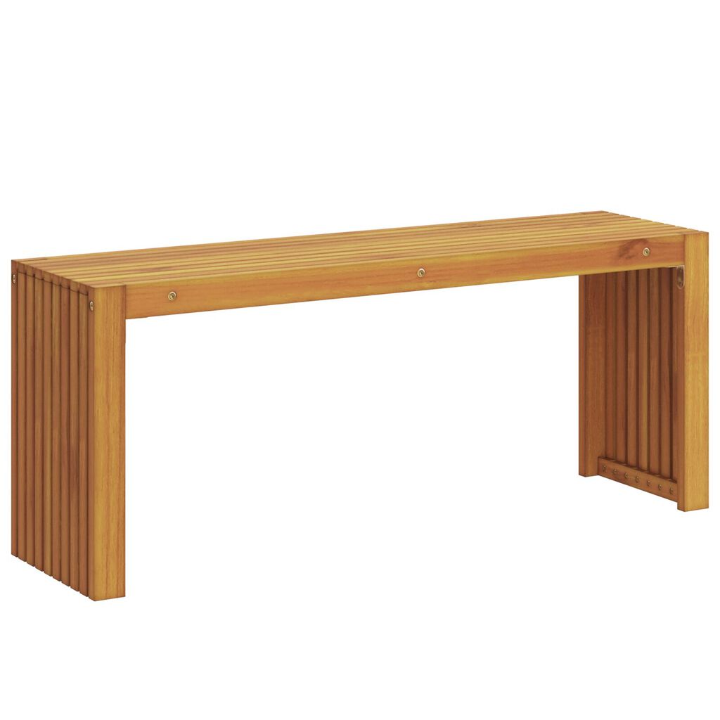 vidaXL Πάγκος Κήπου με Slatted Σχεδίαση 110x30x45 cm Μασίφ Ξύλο Acacia
