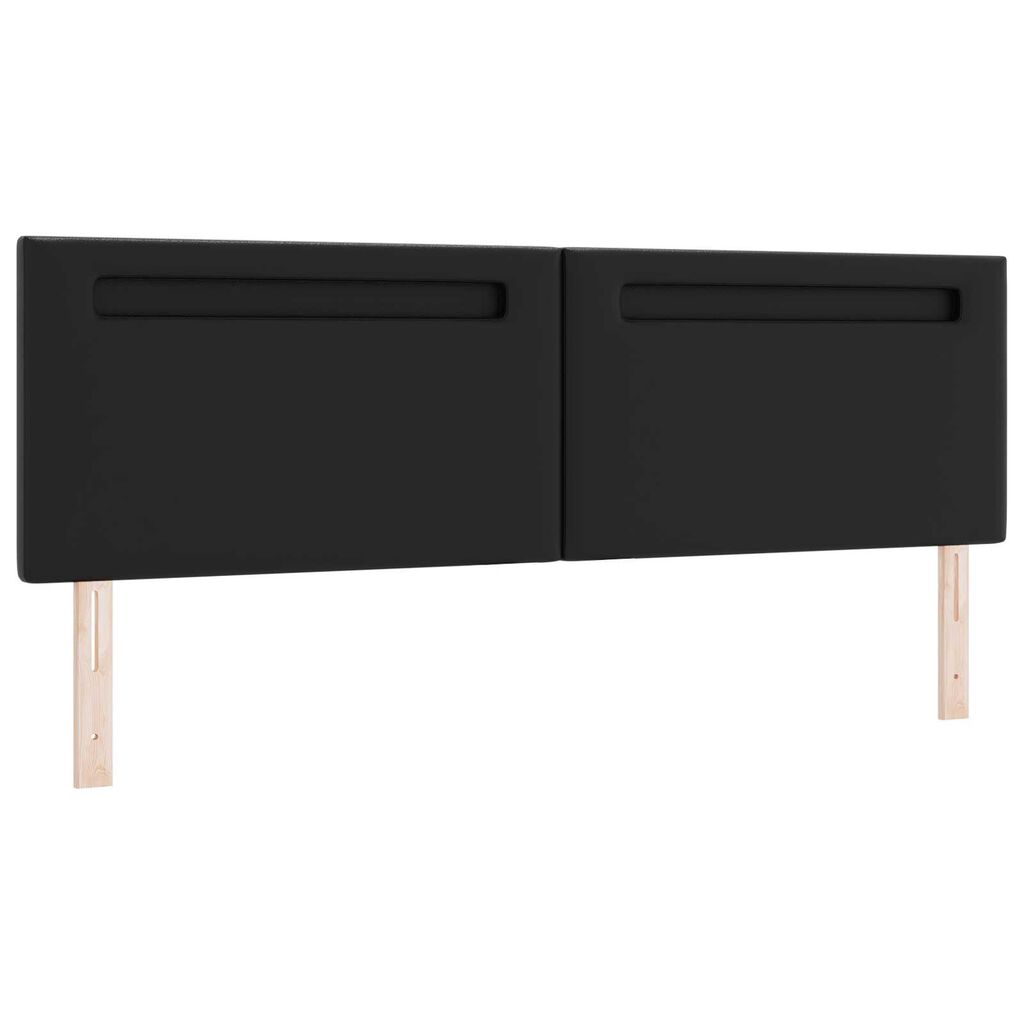 vidaXL Κρεβάτι Box Spring με Στρώμα σε Μαύρο, Σούπερ Κινγκ Μέγεθος, Τεχνητό Δέρμα