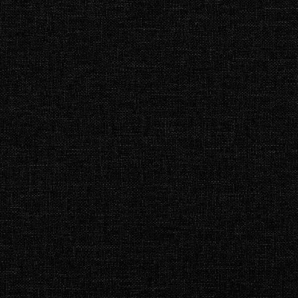 vidaXL Οθωμανικό κρεβάτι με στρώμα Μαύρο 160x200cm Ύφασμα