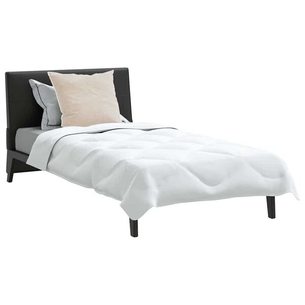 vidaXL Σετ Κουβέρτας με μαξιλάρι 2 pcs Λευκό 155 x 200 εκ. Μικροΐνες