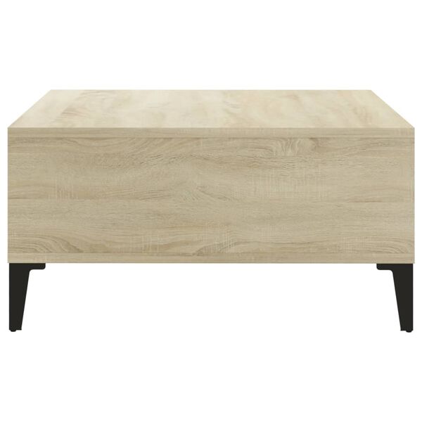 vidaXL Τραπεζάκι Σαλονιού Sonoma Δρυς 60x60x30 εκ. Επεξεργασμένο Ξύλο