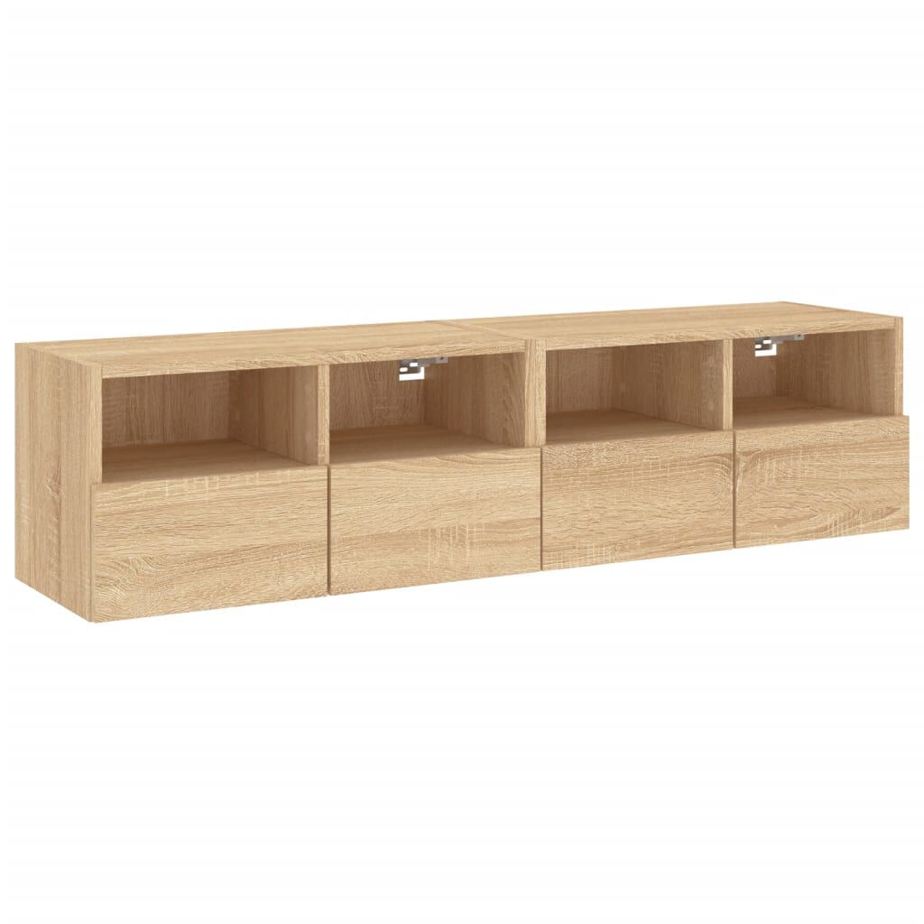 vidaXL Ντουλάπι Τοίχου Τηλεόρασης Sonoma Δρυς 60x30x30εκ. Επεξ. Ξύλο