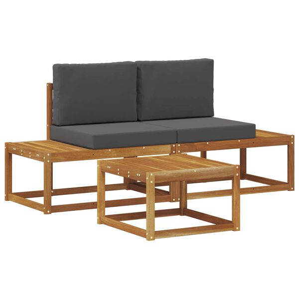 vidaXL &Sigma;&epsilon;&iota;&rho;ά &Kappa;&alpha;&nu;&alpha;&pi;έ &Epsilon;&xi;&omega;&tau;&epsilon;&rho;&iota;&kappa;&omicron;ύ &mu;&epsilon; &mu;&alpha;&xi;&iota;&lambda;ά&rho;&iota; 3 pcs &Phi;&upsilon;&sigma;&iota;&kappa;ό