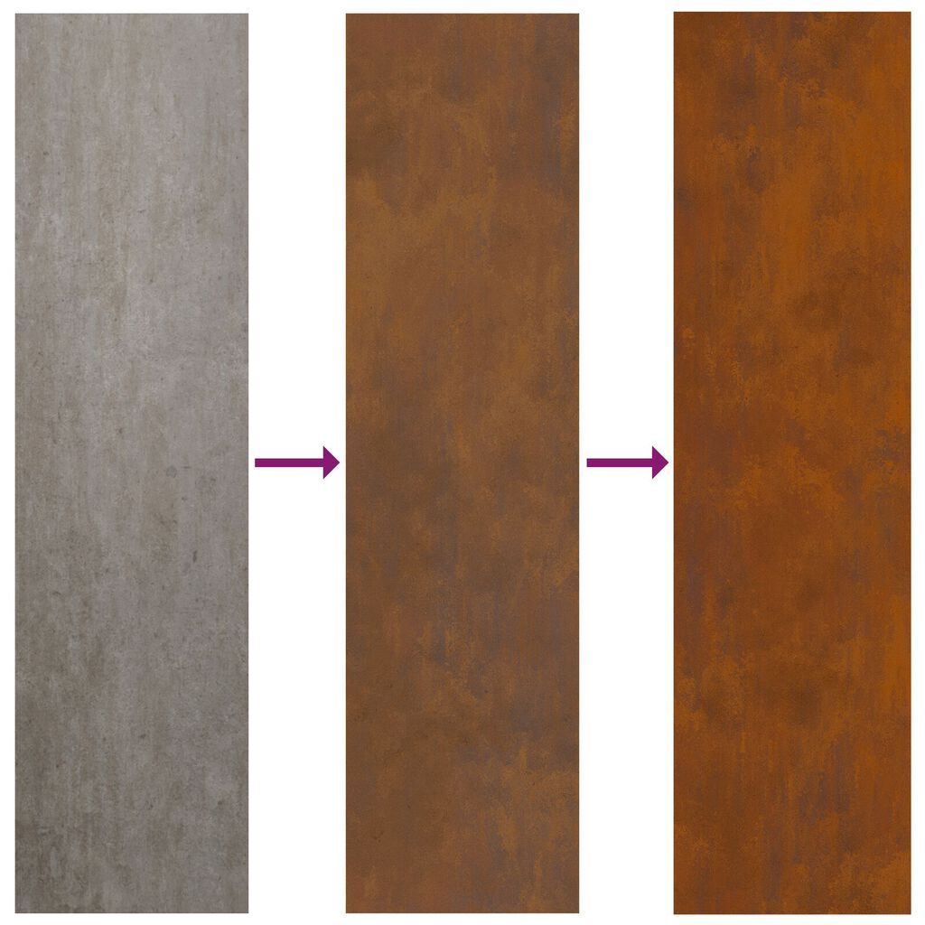 vidaXL Φούρνος με αποθήκευση ξύλων 160x45x35 εκ από weathering steel