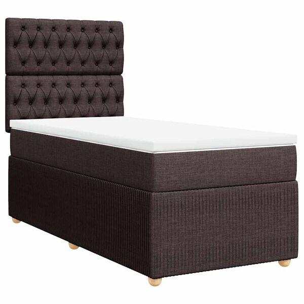 vidaXL &Kappa;&rho;&epsilon;&beta;ά&tau;&iota; Boxspring &mu;&epsilon; &Sigma;&tau;&rho;ώ&mu;&alpha; &Sigma;&kappa;&omicron;ύ&rho;&omicron; &Kappa;&alpha;&phi;έ 90x200 &epsilon;&kappa;. &Upsilon;&phi;&alpha;&sigma;&mu;ά&tau;&iota;&nu;&omicron;