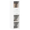 vidaXL Ντουλάπι Λευκό 30x42,5x124 εκ. από Επεξεργασμένο Ξύλο