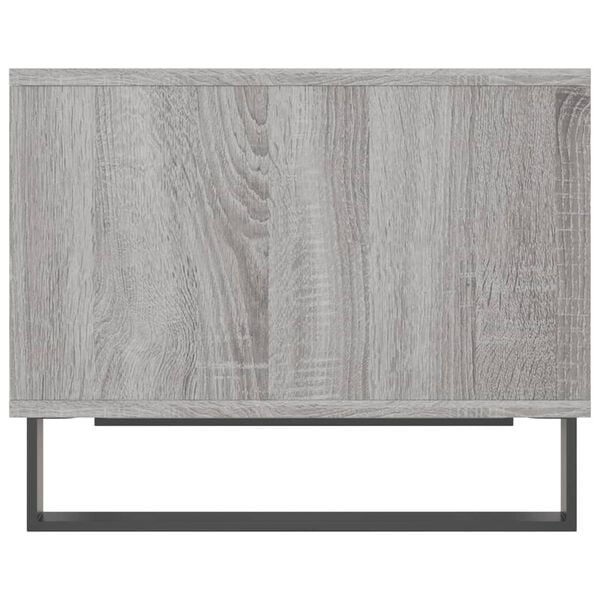 vidaXL Τραπεζάκι Σαλονιού Γκρι Sonoma 60x50x40 εκ. από Επεξεργ. Ξύλο