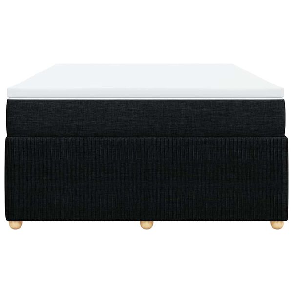 vidaXL &Kappa;&rho;&epsilon;&beta;ά&tau;&iota; Boxspring &mu;&epsilon; &Sigma;&tau;&rho;ώ&mu;&alpha; &Mu;&alpha;ύ&rho;&omicron; 160x200 &epsilon;&kappa;. &Upsilon;&phi;&alpha;&sigma;&mu;ά&tau;&iota;&nu;&omicron;