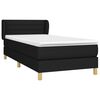 vidaXL &Kappa;&rho;&epsilon;&beta;ά&tau;&iota; Boxspring &mu;&epsilon; &Sigma;&tau;&rho;ώ&mu;&alpha; &Mu;&alpha;ύ&rho;&omicron; 90x190 &epsilon;&kappa;.&Upsilon;&phi;&alpha;&sigma;&mu;ά&tau;&iota;&nu;&omicron;