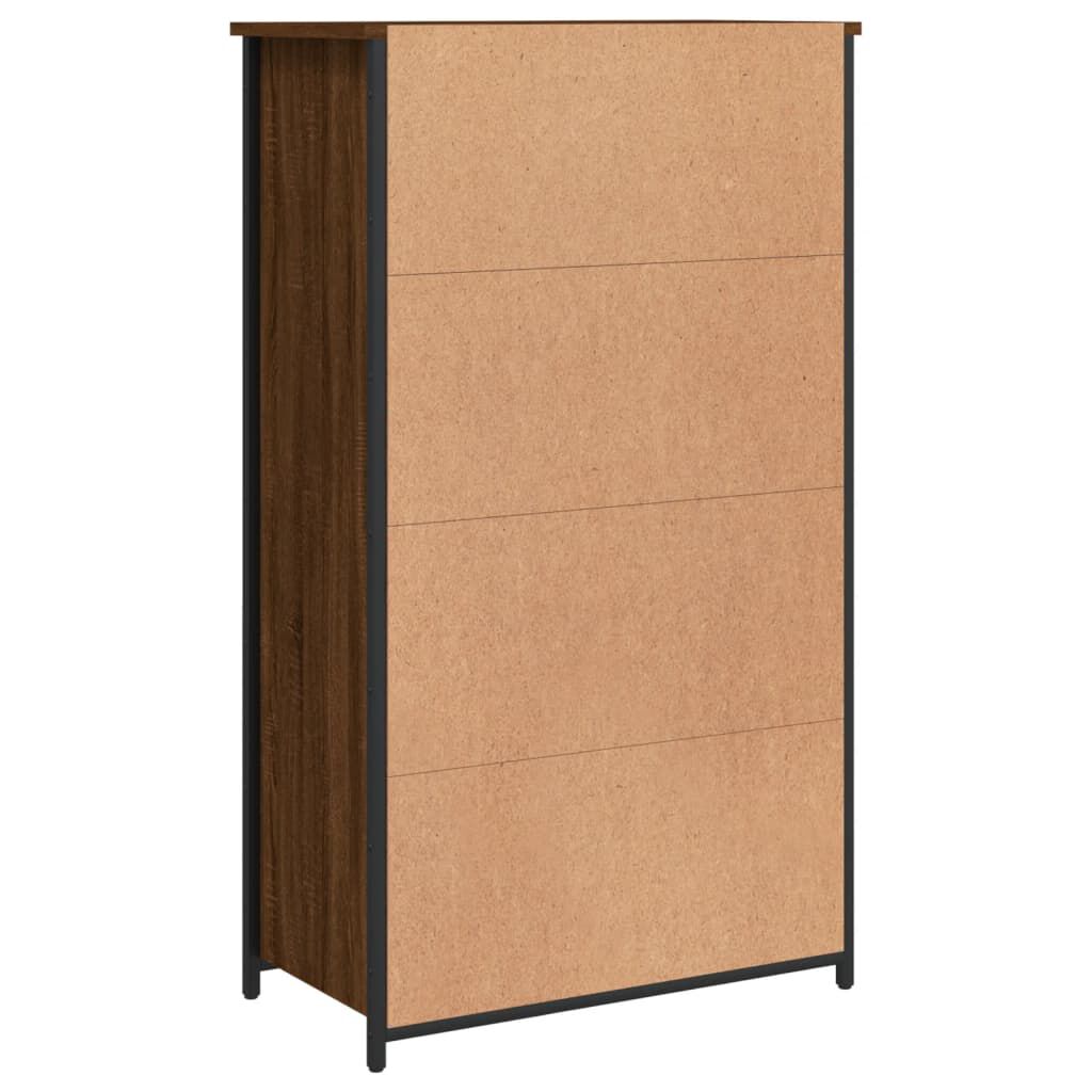 vidaXL Ντουλάπι Καφέ Δρυς 62x32x106,5 εκ. από Επεξεργασμένο Ξύλο