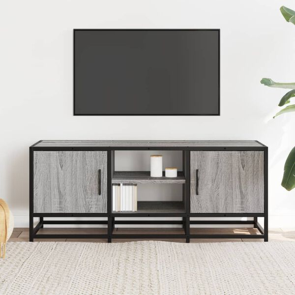 vidaXL Έπιπλο Τηλεόρασης Γκρι Sonoma 100x35x41 εκ. Επεξ. Ξύλο