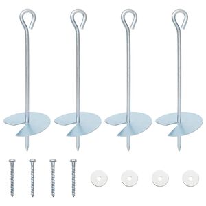 vidaXL &Gamma;&epsilon;ί&omega;&sigma;&eta; 4 pcs &Alpha;&sigma;&eta;&mu;ί &Oslash;10 x 30 &epsilon;&kappa; &Gamma;&alpha;&lambda;&beta;&alpha;&nu;&iota;&sigma;&mu;έ&nu;&omicron; &Mu;έ&tau;&alpha;&lambda;&lambda;&omicron;