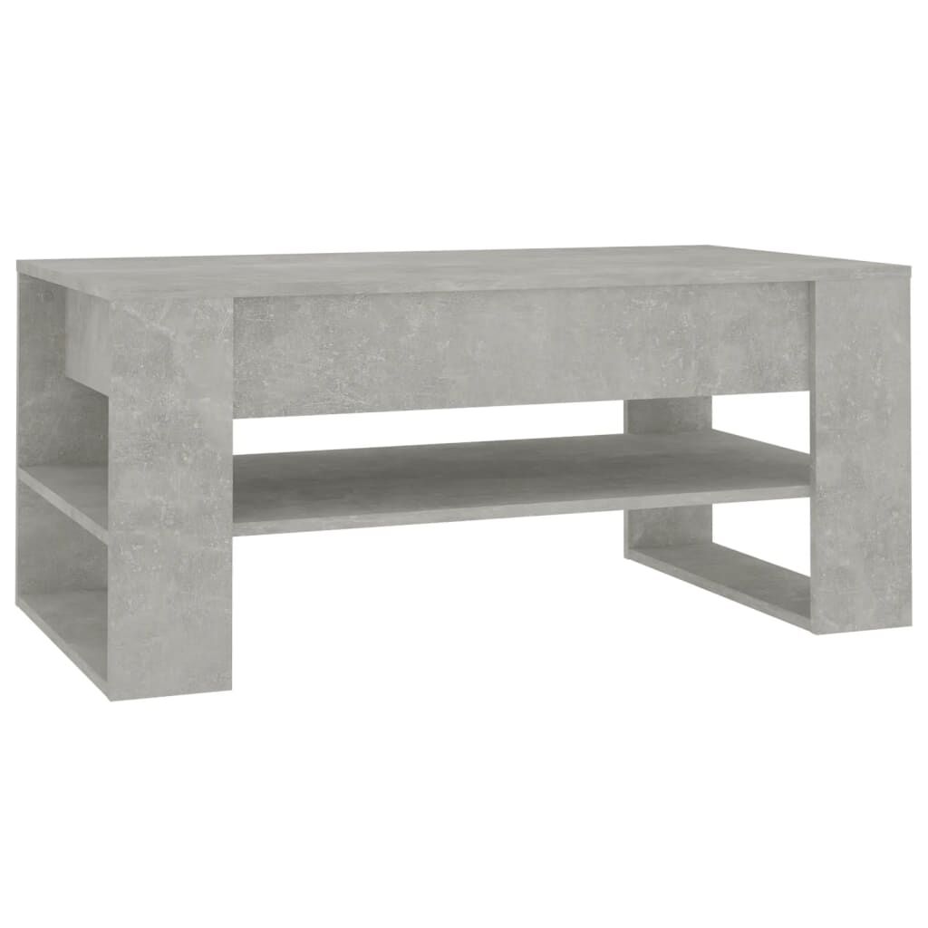 vidaXL Τραπεζάκι Σαλονιού Γκρι Σκυρ. 102x55x45 εκ. Επεξεργασμένο Ξύλο