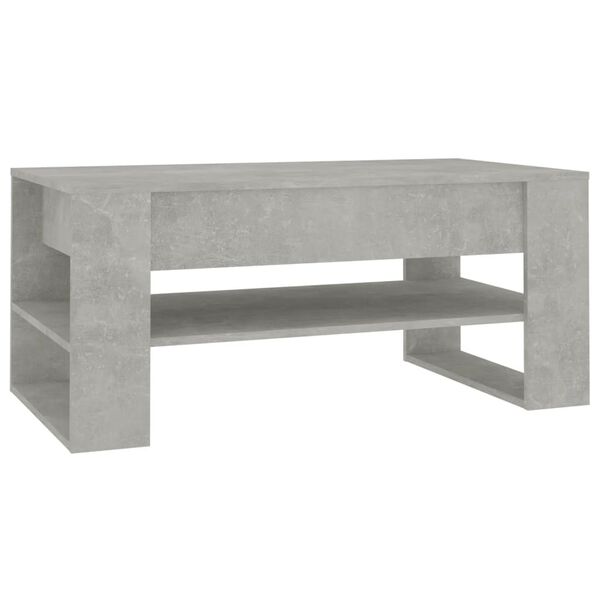 vidaXL Τραπεζάκι Σαλονιού Γκρι Σκυρ. 102x55x45 εκ. Επεξεργασμένο Ξύλο