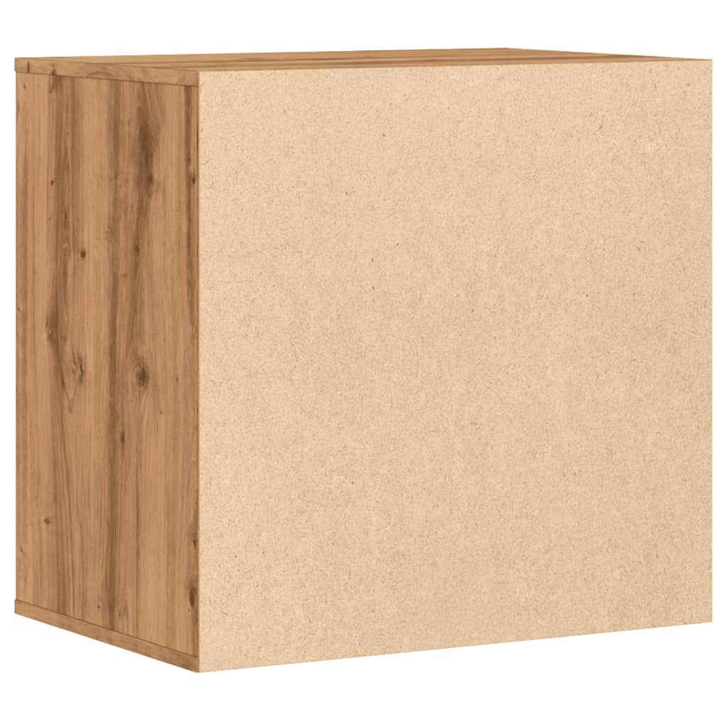 vidaXL Συρταριέρα Γωνιακή Αρτισιανή Δρυς 60x41x58 εκ. Επεξεργ. Ξύλο
