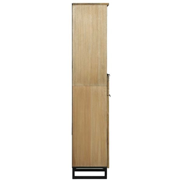 vidaXL Έπιπλο μπάνιου 38x33.5x160 cm από σταχτόξυλο