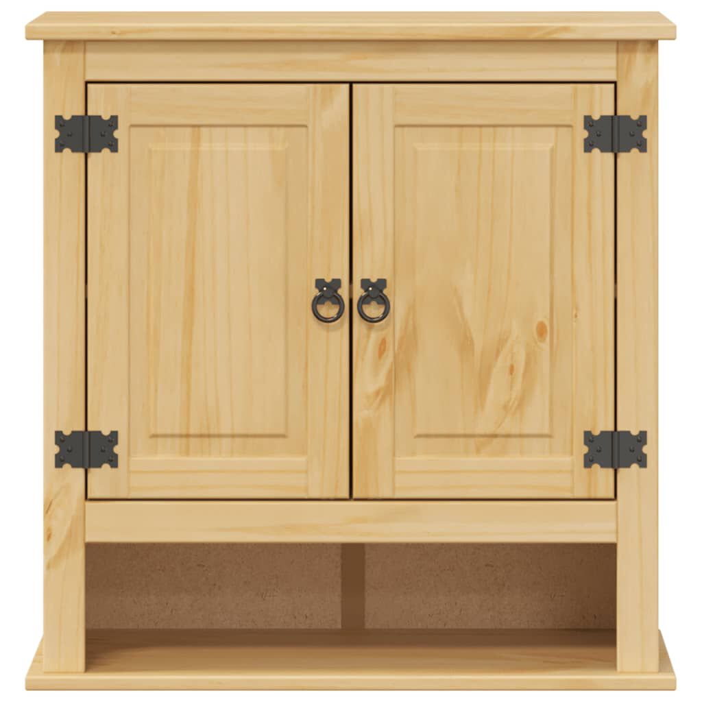 vidaXL Ντουλάπι Μπάνιου Επιτ. Corona 70x33x71,5εκ. Μασίφ Ξύλο Πεύκου