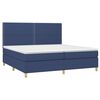 vidaXL &Kappa;&rho;&epsilon;&beta;ά&tau;&iota; Boxspring &mu;&epsilon; &Sigma;&tau;&rho;ώ&mu;&alpha; &Mu;&pi;&lambda;&epsilon; 200x200 &epsilon;&kappa;. &Upsilon;&phi;&alpha;&sigma;&mu;ά&tau;&iota;&nu;&omicron;