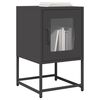 vidaXL Κομοδίνο Μαύρο 36x39x60,5 cm από χάλυβα ψυχρής έλασης