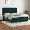 vidaXL &Kappa;&rho;&epsilon;&beta;ά&tau;&iota; Boxspring &mu;&epsilon; &Sigma;&tau;&rho;ώ&mu;&alpha; & LED &Sigma;&kappa;. &Pi;&rho;ά&sigma;&iota;&nu;&omicron; 180x200&epsilon;&kappa; &Beta;&epsilon;&lambda;&omicron;ύ&delta;&omicron;