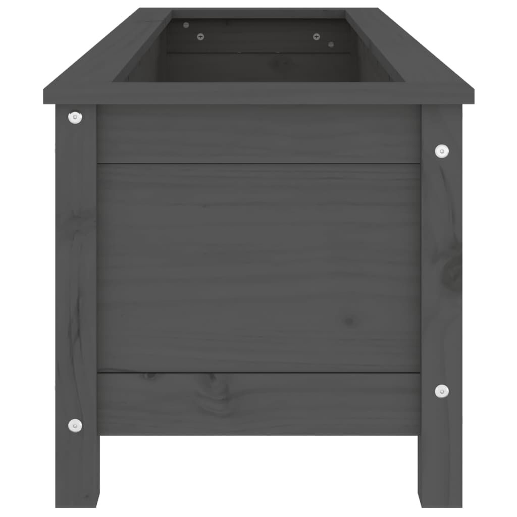 vidaXL Ζαρντινιέρα Υπερυψωμένη 119,5x40x39 εκ. από Μασίφ Ξύλο Πεύκου