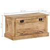 vidaXL Παπουτσοθήκη 85 x 40 x 45 εκ. από Μασίφ Ξύλο Μάνγκο