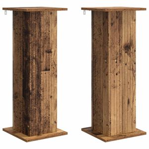 vidaXL &Beta;ά&sigma;&eta; &phi;&upsilon;&tau;ώ&nu; 2 pcs &Pi;&alpha;&lambda;&alpha;&iota;&omega;&mu;έ&nu;&omicron; &xi;ύ&lambda;&omicron; 30,5 x 30 x 80,5 &epsilon;&kappa;