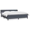 vidaXL Box Spring &Kappa;&rho;&epsilon;&beta;ά&tau;&iota; &mu;&epsilon; &sigma;&tau;&rho;ώ&mu;&alpha;&tau;&alpha; &Sigma;&kappa;&omicron;ύ&rho;&omicron; &gamma;&kappa;&rho;&iota; 200x210 cm &Beta;&epsilon;&lambda;&omicron;ύ&delta;&iota;&nu;&omicron;