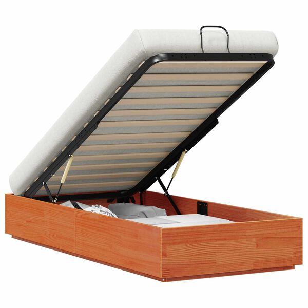 vidaXL &Kappa;&rho;&epsilon;&beta;ά&tau;&iota; &Omicron;&theta;&omega;&mu;&alpha;&nu;&iota;&kappa;&omicron;ύ &Tau;ύ&pi;&omicron;&upsilon; &Kappa;&epsilon;&rho;&omega;&mu;έ&nu;&omicron; &Kappa;&alpha;&phi;έ 80 x 200 cm &Sigma;&tau;&epsilon;&rho;&epsilon;ό &pi;&epsilon;ύ&kappa;&omicron;