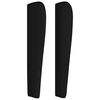vidaXL Κεφαλάρι με Πτερύγια Μαύρο 83x23x118/128 εκ. Υφασμάτινο