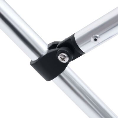 vidaXL Τέντα Σκάφους με 2 Αψίδες Ανθρακί 150x120x110 εκ.