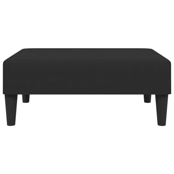 vidaXL Υποπόδιο Μαύρο 77x55x31 εκ. Βελούδινο
