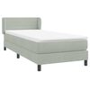 vidaXL Box Spring &kappa;&rho;&epsilon;&beta;ά&tau;&iota; &mu;&epsilon; &sigma;&tau;&rho;ώ&mu;&alpha; &alpha;&nu;&omicron;&iota;&chi;&tau;ό &gamma;&kappa;&rho;&iota; 80x220 cm &Beta;&epsilon;&lambda;&omicron;ύ&delta;&iota;&nu;&omicron;