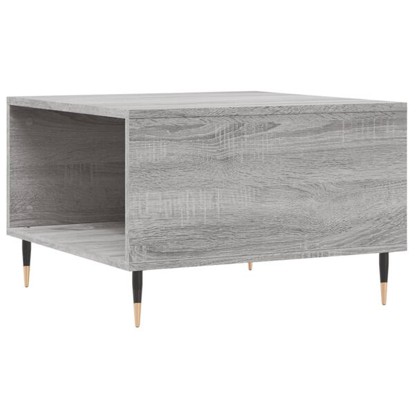 vidaXL Τραπεζάκι Σαλονιού Γκρι Sonoma 55x55x36,5εκ. Επεξεργασμένο Ξύλο