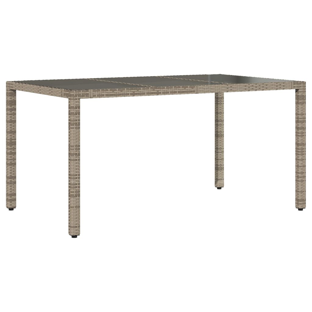 vidaXL Σέτ φαγητού για κήπο 5 pcs Γκρι 150 x 90 x 75 cm