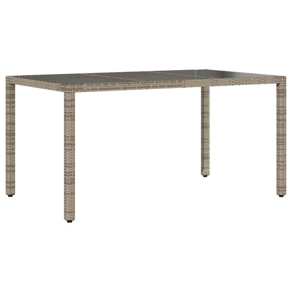 vidaXL Σέτ φαγητού για κήπο 5 pcs Γκρι 150 x 90 x 75 cm